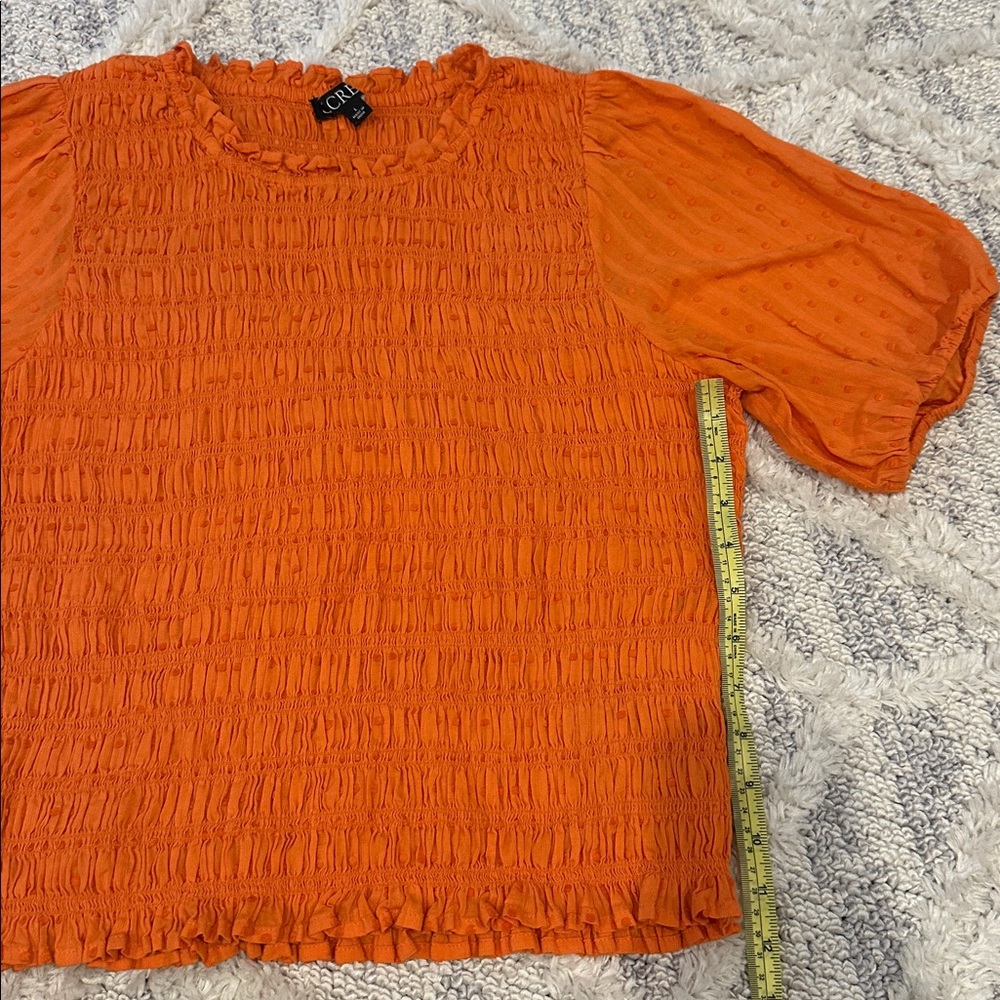 Jcrew Orange Top - Picture 7 of 7